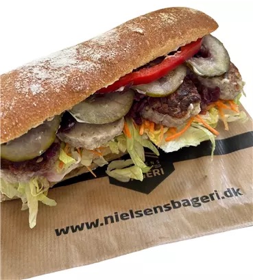 Sandwich frikadelle